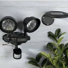 Smart Solar Twin Security Light